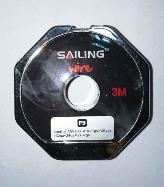 Sailing Electronics Volcano Wire Kanthal A1 (29ga x 20ga)+32ga+24ga x2 +32ga