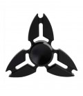 Edc Tri Fidget Spinner - alluminio nero