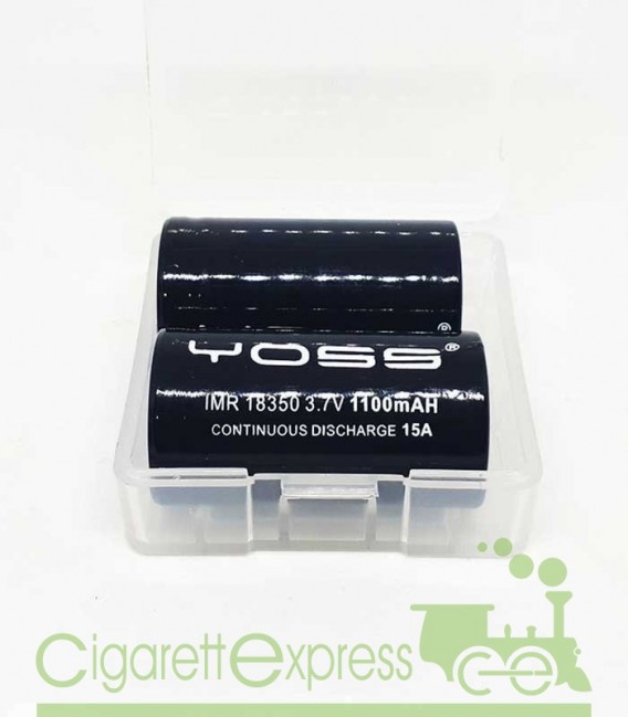Batteria Yoss 18350 - 15A / 1100mAh