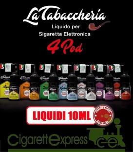 Maggiori dettagli di Black Line 4POD - Liquido pronto 10 ml - La Tabaccheria