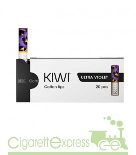 Maggiori dettagli di Kiwi Filtro di ricambio &quot;Ultra Violet&quot; -  Drip Tip Cotone (20pz) - Kiwi Vapor